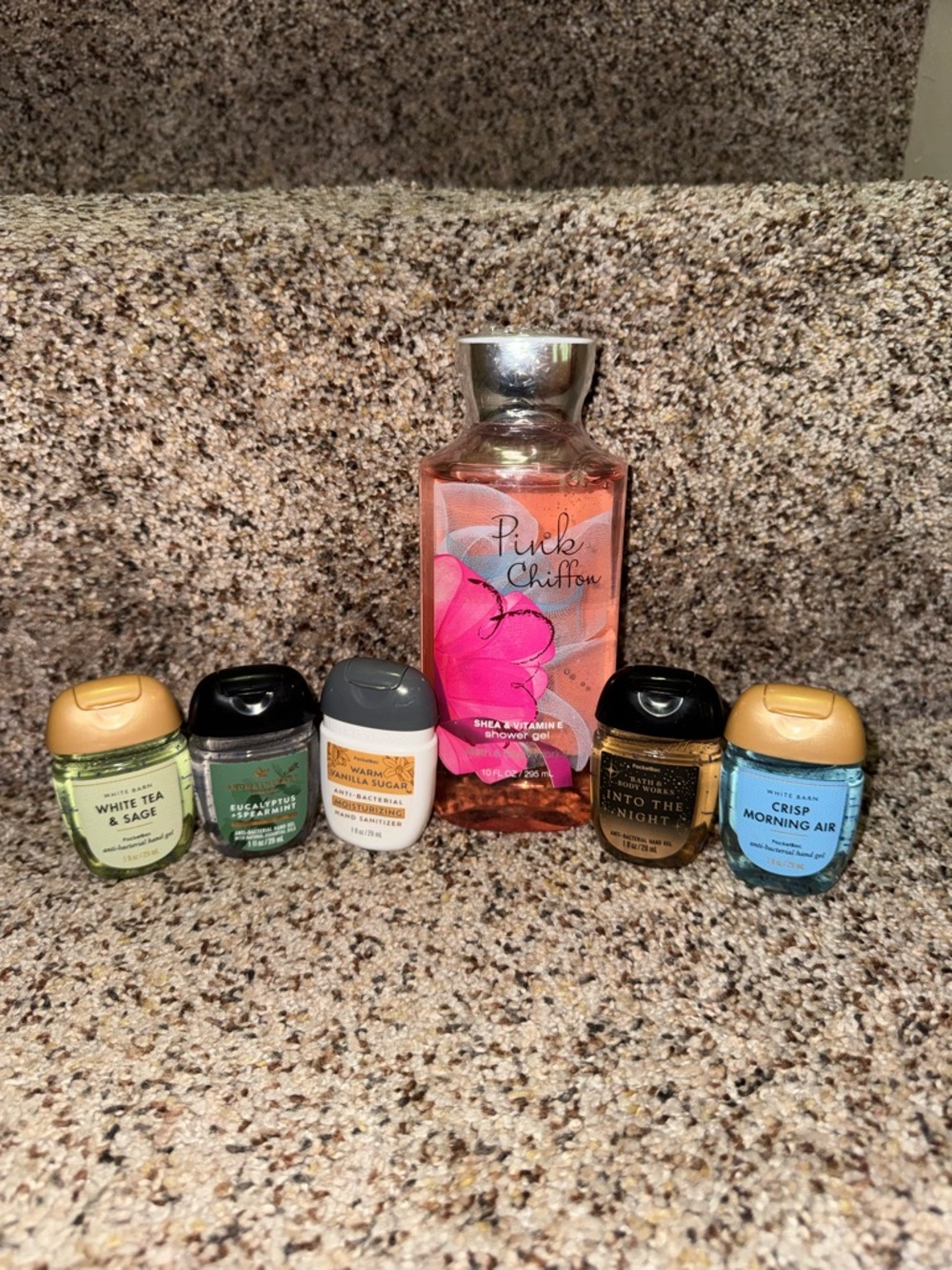 Bath and Body Works Hand Sanitizer and Shower Gel